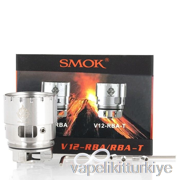 Elektronik Sigara Kalemi Vape Mate Smok Tfv12 Yedek Bobinler Ve Rba V12 Rba-t - üçlü Bobin (1'li Paket)